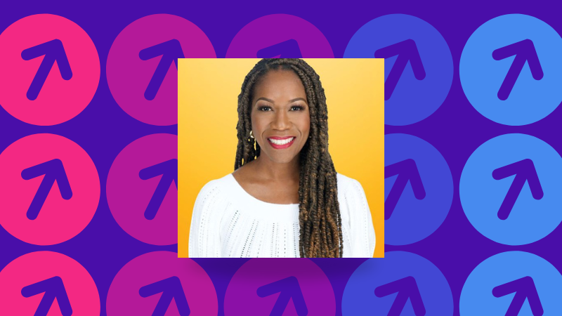 Portrait of lybra clemons on colorful background